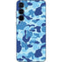 Light Blue Street Camo Galaxy A55 5G Skin